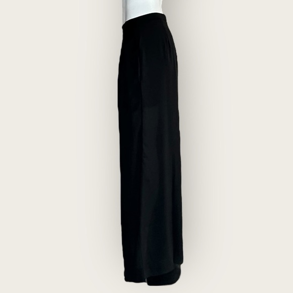 NWT | Krisa | Palazzo Slit Front Pants | Black | Medium - Picture 5 of 14